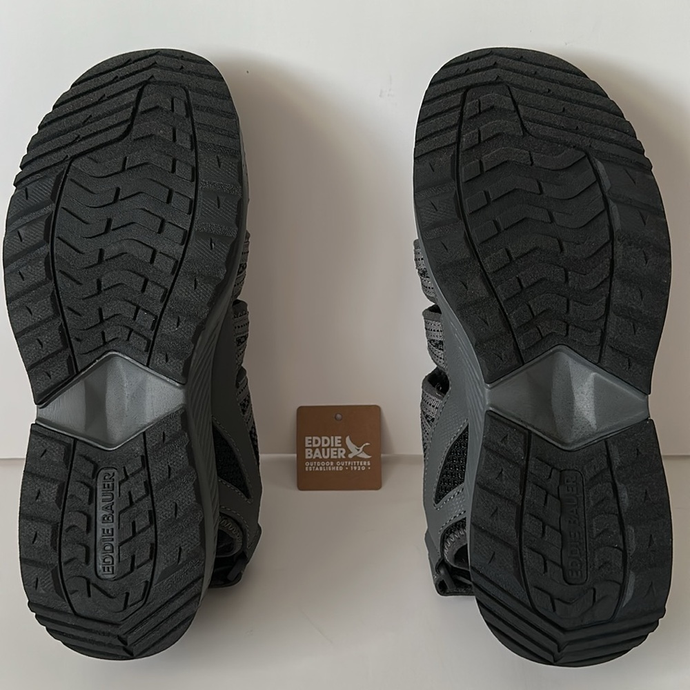 Eddie Bauer Men’s Gray and Black Water Shoes Size 9M - Picture 9 of 16
